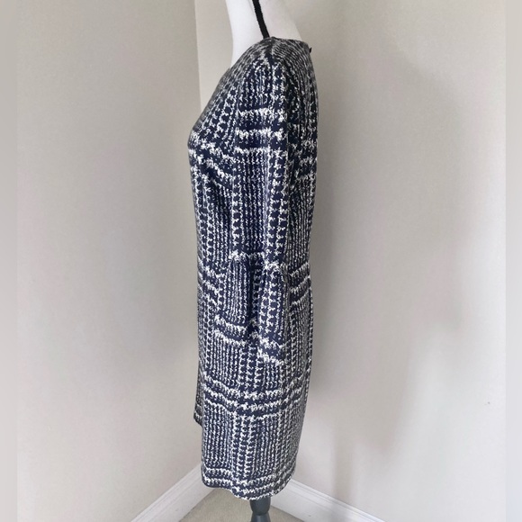 Talbots Bell Sleeve Gala Glen Plaid Sheath Dress Size 14 - Picture 6 of 9